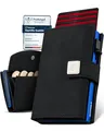 Produktbild: SF SCOFIELD Geldbörse Herren | Portmonee Herren für 11-12 Karten | Geldbeutel RFID Schutz | Portemonnaie | Wallets for Men | Smart Wallet | Kreditkartenetui | Slim Wallet | Kartenetui Klein