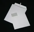 Produktbild: 50 Versandtaschen/Briefumschläge C4/A4 weiß Haftklebend mit F. 229 X 324 mm