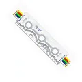 Produktbild: MEC Light LED Modul RGBW mit 3x SMDs 12V/DC 60 Lumen 120° Abstrahlwinkel 0,96W IP67 wassergeschützt ideal für Leuchtreklame/Lichtbilder