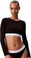 Produktbild: Calvin Klein Damen Bralette Lightly Lined mit Logobund, Schwarz (Black), XL