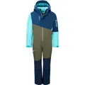 Produktbild: Trollkids Kinder Hallingdal Schneeanzug - 116 - pine green/mystic blue/arctic blue