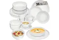 Produktbild: SÄNGER Tafelservice Marlo Geschirrset (36-tlg), 6 Personen, Porzellan, Porzellan, spülmaschinengeeignet, Premium Collection