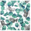 Produktbild: Cocktailservietten „Eucalyptus Leaves“, 25x25 cm, 3-lagig, Home Fashion®, 20 Stück