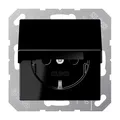 Produktbild: JUNG SCHUKO-Steckdose 16A 250V Klappdeckel A 1520 KL SW