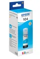 Produktbild: Epson 104 EcoTank Tintenflasche Cyan 1000024722