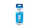 Produktbild: Epson Tintenflasche 104 Cyan (65ml, ca. 7.500 Seiten) Ec Tintenpatrone