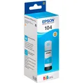 Produktbild: Epson Tinte cyan 104 EcoTank (C13T00P240)