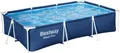 Produktbild: Bestway Steel Pro Frame Pool ohne Pumpe 300 x 201 x 66 cm, dunkelblau, eckig