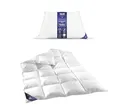 Produktbild: Welt der Träume Daunendecke | 135x200cm 1200 g | GRATIS Daunen Kissen 1380 g | 100% Baumwolle | Daunenbettdecke 135x200 | kein Lebendrupf | Ganzjahresdecke | weiß