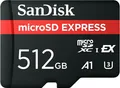 Produktbild: SANDISK MicroSD-Karte Express 512 GB 880 MB/s U3 C10