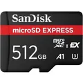 Produktbild: SANDISK microSD EXPRESS R880/W650 microSDXC Express 512GB, UHS-I U3, A1, Class 10, SD Express EX I