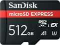 Produktbild: SanDisk microSDXC Karte 512GB Express | bis 880 MB/s Lesen | UHS-I U3 | A1 | Switch 2 Ready