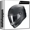 Produktbild: SCORPION INTEGRALHELM FÜR MOTORRAD COVERT FX SOLID MATT-PERLSCHWARZ L