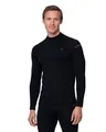 Produktbild: DANISH ENDURANCE Merino Thermo Langarm Shirt Herren, Funktionsshirt, Extreme Kälte, Skiunterwäsche Herren, Schwarz, L