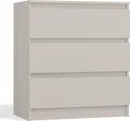 Produktbild: Selsey Malwa - Kommode mit drei Schubladen, greige, 70 cm