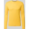 Produktbild: Tom Tailor Regular Fit Strickpullover aus reiner Baumwolle in GELB, Größe XL