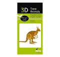 Produktbild: Fridolin 3D-Puzzle 3D Tiere Papiermodell - Känguru, Puzzleteile