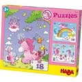Produktbild: HABA 300299 Puzzles - Einhorn Glitzerglück