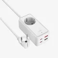 Produktbild: Fixed Charging Strip PD 65W 1,5m weiss / Netzwerkverlängerungsadapter / 2x USB-C und 2x USB GaN III (65 W) (FIXCS65-1.5-WH)