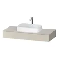 Produktbild: Duravit Konsole Qatego 120x55x17cm, taupe matt, 1 Ausschnitt