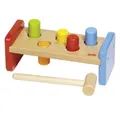 Produktbild: goki Klopfbank Hammerbank basic Hämmerchenbank Holzhammerbank, (Set, 7-tlg), robuste Ausführung