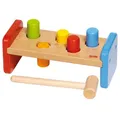 Produktbild: goki Hammerbank basic 58581 - Holzspielzeug Klopfspiel Klopfbank 7 Teile