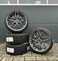 Produktbild: Damina Performance DM08 matt grey 8x18 ET35 - LK5/112 ML66.6 Alufelge grau