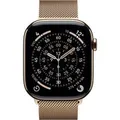 Produktbild: Watch Series 11, Smartwatch Titan Gold, Titangehäuse, 46 mm, Milanaise Armband gold M/L, Cellular
