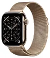 Produktbild: Apple Watch S11 Titan Gold Cellular 46mm (Milanaise Armband gold) M/L