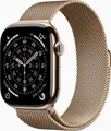 Produktbild: Apple Watch Series 11 Titan Gold Titangehäuse Smart (MFD84ZR/A)