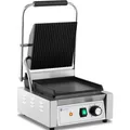 Produktbild: Doppel-Kontaktgrill Elektrogrill Elektrogriller geriffelt, flach 1.800 W