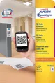 Produktbild: AVERY Zweckform L7121-25 selbstklebende QR Code Etiketten (A4, blickdicht, zum B