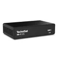 Produktbild: TechniSat HD-T 225 - Kompakter DVB T2 HD Receiver (HDTV, HEVC H265, USB Mediaplayer, HDMI und SCART, 12 V tauglich, EPG, LED Statusanzeige, Fernbedienung) Schwarz