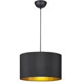Produktbild: Trio Leuchten Hängeleuchte, Schwarz, Gold, Kunststoff, Textil, 150 cm, Lampen & Leuchten, Innenbeleuchtung, Hängelampen, Esstischlampen