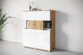 Produktbild: OTTO home Highboard Kenia (1 St), Modernes Highboard mit Glastüren, Breite 100 cm