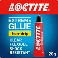 Produktbild: Loctite Extremkleber, flexibler Allzweck-Klarkleber mit Stoß- und Wetterbeständigkeit, Reparaturkleber mit tropffreier Gel-Formel, starker Kleber für Innen- und Außenbereich, 1 x 20 g