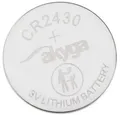 Produktbild: Akyga Akyga Knopfzelle CR 2430 3 V 1 St. 280 mAh Li-MnO2 CR2430 Knopfzelle, (3.00 V)