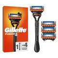 Produktbild: Gillette Fusion5 Rasierer für Männer, 1 Rasierer, 4 Ersatzklingen, mit Gleitstreifen für ein sanftes Gleiten und 5 Klingen für eine gründliche, langanhaltende Rasur