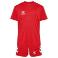 Produktbild: hummel T-Shirt Sportset Regular Fit Logodruck (2-tlg) hmlLOGO SET KIDS blau|rot 116 EU