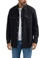 Produktbild: Wrangler Iconic Jeanshemd mit Druckknöpfen für Herren, reguläre Passform, Schwarz Denim, XL