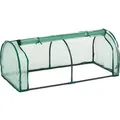 Produktbild: Relaxdays Frühbeet PE-Folie Eisen Grün Aufrollbar 50 cm x 128 cm x 60 cm 1,4 kg