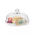 Produktbild: Krosno Elite Käsebrett mit Kuppel, 28 cm, hochwertiges Glas, Elegantes Käsebrett mit Kuppel, ideal für Käse, Desserts und Präsentationen, edles Design, bleifreies Kristallglas