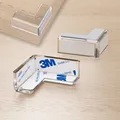 Produktbild: Kantenschutz eckig - Silikon Eckenschutz 4 x 4 x 19 cm LxBxH transparent BPA ...