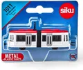 Produktbild: siku 1011, Straßenbahn, Metall/Kunststoff, Weiß/Rot, Standard-siku-Eisenbahnkupp
