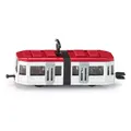 Produktbild: siku Straßenbahn 1011 Metall/Kunststoff Weiß/Rot Eisenbahnkupplungen