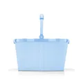 Produktbild: reisenthel carrybag Frame Twist Powder Blue – Stabiler Einkaufskorb mit viel Stauraum und praktischer Innentasche – Elegantes und wasserabweisendes Design