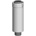Produktbild: ATEC Abgas Rohr konzentrisch kürzbar 955mm DN 60/100 Abgasrohr Schornstein