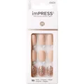 Produktbild: KISS Self-adhesive nails imPRESS Evanesce 30 pcs (L) (Kunstnägel, Rosa) (30194)