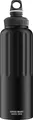 Produktbild: Sigg - Alu Trinkflasche - Sportflasche WMB Traveller Schwarz - kohlensäurehaltige Getränke - Auslaufsicher - Federleicht - BPA-frei - Outdoor, Sport & Fitness - 1,5L