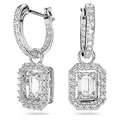 Produktbild: Swarovski Una Drop-Ohrhänger, Rhodinierte Ohrringe mit Strahlenden Swarovski Kristallen